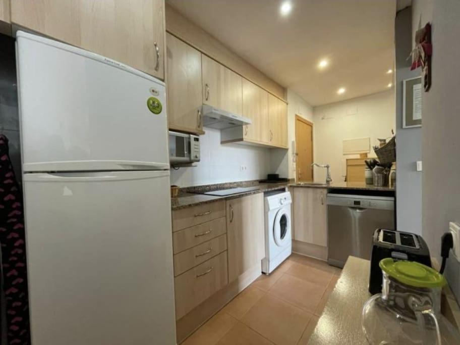 Apartamento Junto Al Mar Con Wifi Y Piscina Sagunto Bagian luar foto